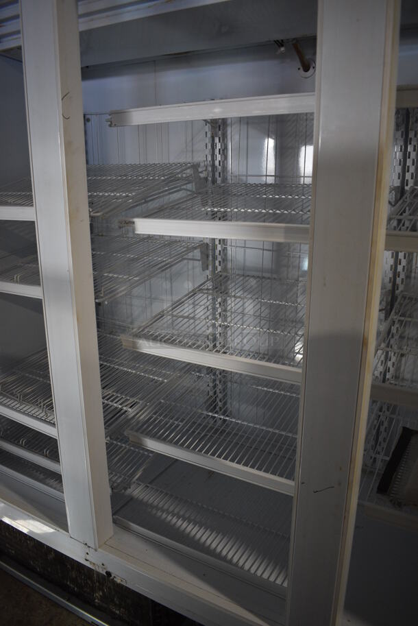 National Model ULG80BCP-6 Metal Commercial 3 Door Reach In Freezer Merchandiser w/ Poly Coated Racks. 115/208-230 Volts, 1 Phase. 78x33x80 - Image 4 of 8