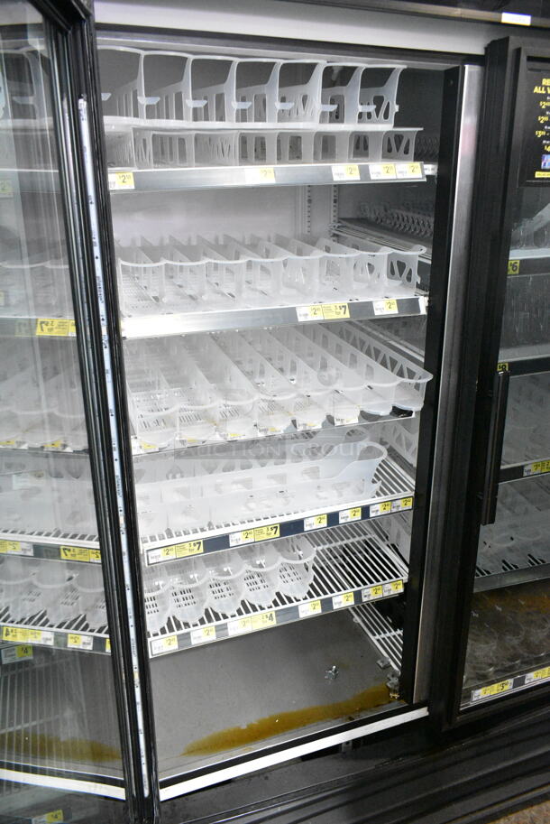 True GDM-49-LD Metal Commercial 2 Door Reach In Cooler Merchandiser w/ Poly Coated Racks. 115 Volts, 1 Phase. Tested and Working! - Image 2 of 4