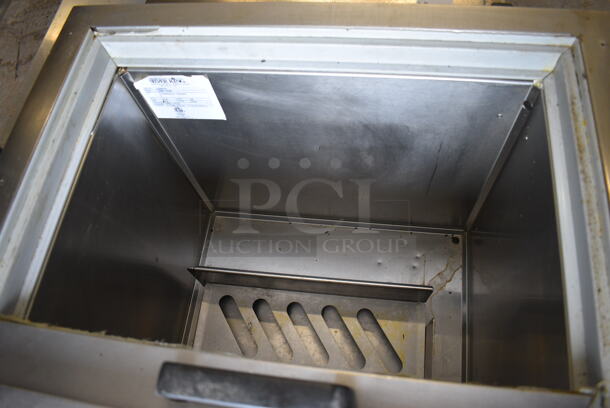 Silver King Model SKMWF34 Stainless Steel Commercial Chest Freezer w/ Sliding Lids on Commercial Casters. 115 Volts, 1 Phase. 34.5x23.5x34. Tested and Working! - Image 6 of 7