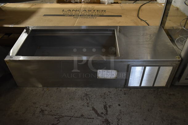 Delfield CTP8146-NB Stainless Steel Commercial Countertop Refrigerated Rail. No Lid. 115 Volts, 1 Phase. Tested and Does Not Power On