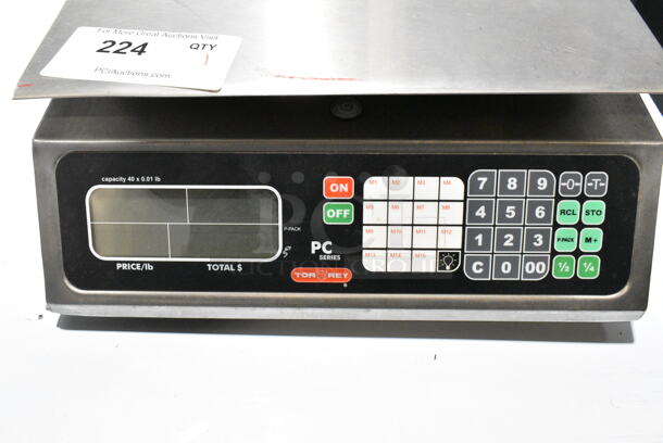 Torrey PC-40LX Metal Countertop Scale. Cannot Test Due To Plug Style - Image 2 of 4