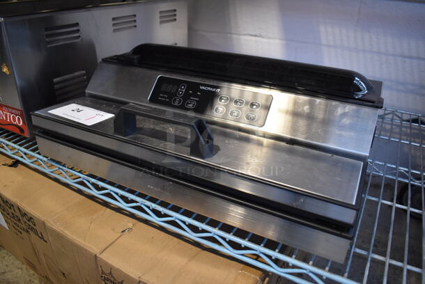 Vacpak-it YJS741 Stainless Steel Commercial Countertop External Vacuum Sealer. 120 Volts, 1 Phase. 19x12x7. Tested and Working! - Image 3 of 5