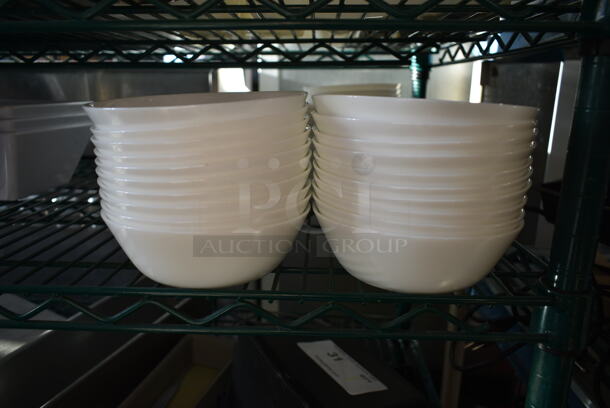 41 White Ceramic Bowls. 41 Times Your Bid! - Image 2 of 5