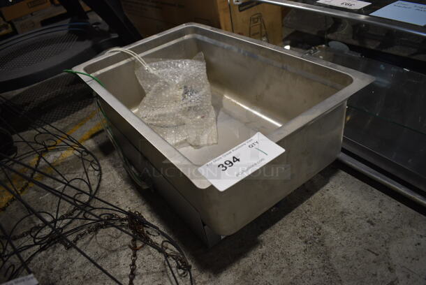 Metal Commercial Single Bay Drop In. 14x22x9 - Image 3 of 3