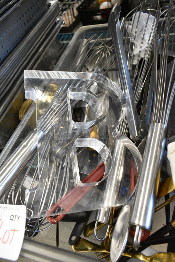 ALL ONE MONEY! Lot of Various Items Including Utensils and Metal Cups - Image 10 of 10