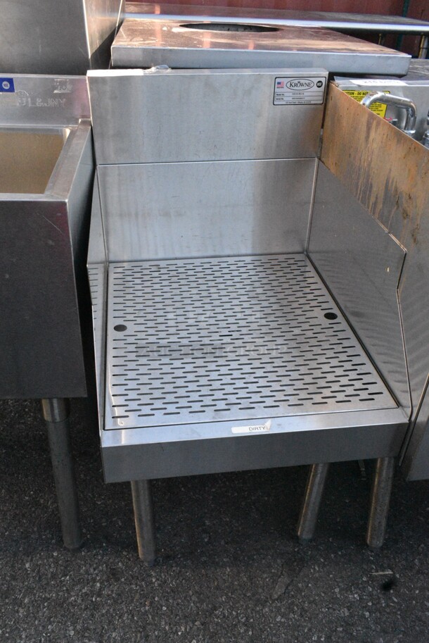 Krowne KR18-RG18 Stainless Steel Drain Board.  - Image 1 of 4