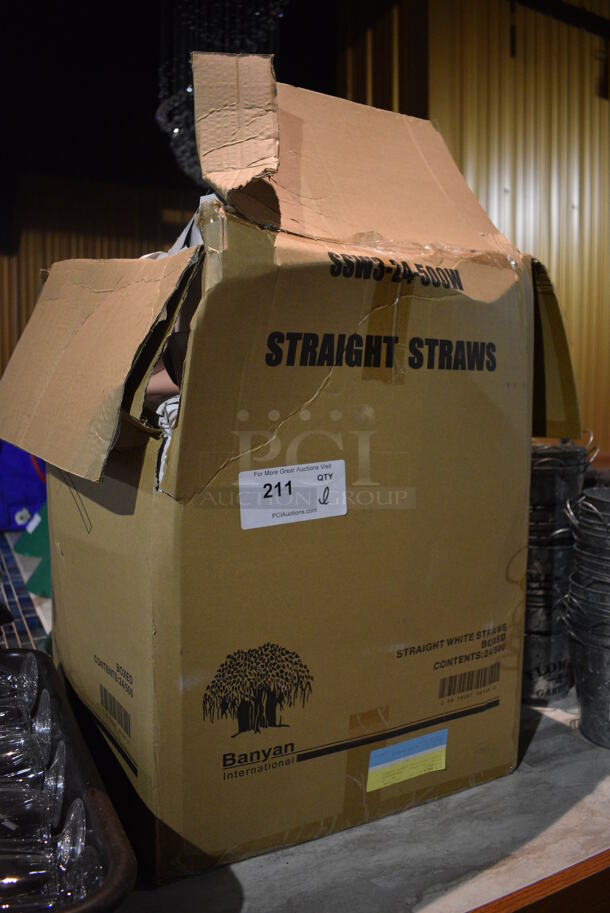 ALL ONE MONEY! Box of 7.75" Straws. (bar) - Image 4 of 5