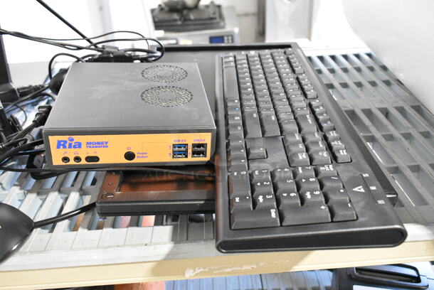 ALL ONE MONEY! Lot of Dell E2016H Monitor, Wacom Signature Pad, Keyboard, Receipt Printer.  - Image 8 of 10