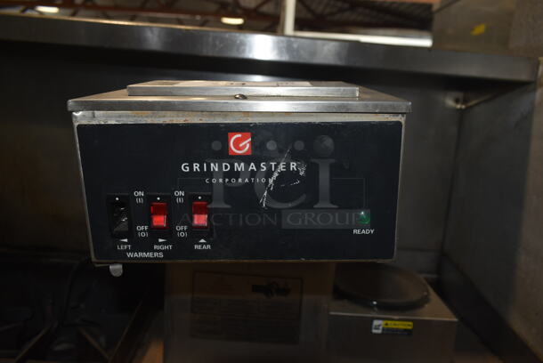 Grindmaster BL-3PW Stainless Steel Commercial Countertop 3 Burner Coffee Machine. 120 Volts, 1 Phase.  - Image 4 of 7