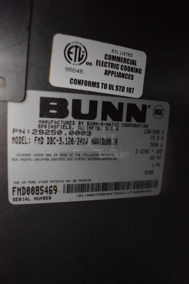 Bunn FMD DBC-3 Metal Commercial Countertop Cappuccino Machine. 12x23x29 - Image 6 of 6