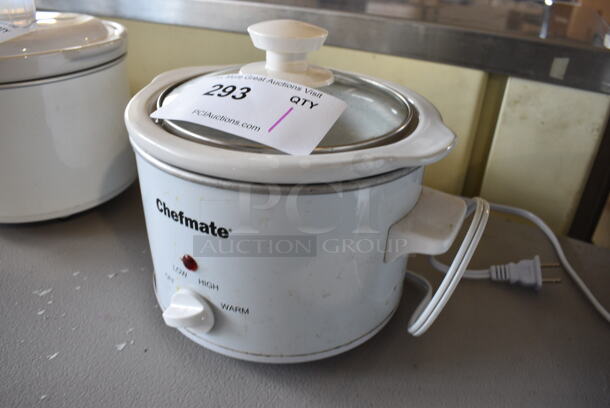 Chefmate Model SC-15 Metal Countertop Slow Cooker. 120 Volts, 1 Phase. 9.5x8x8. Tested and Working! - Image 2 of 4