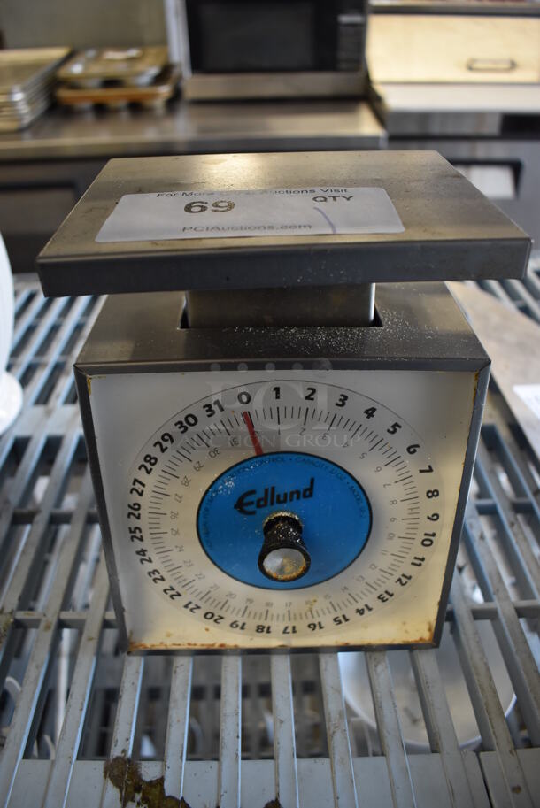 Edlund Metal Countertop Food Portioning Scale. 6.5x6.5x9