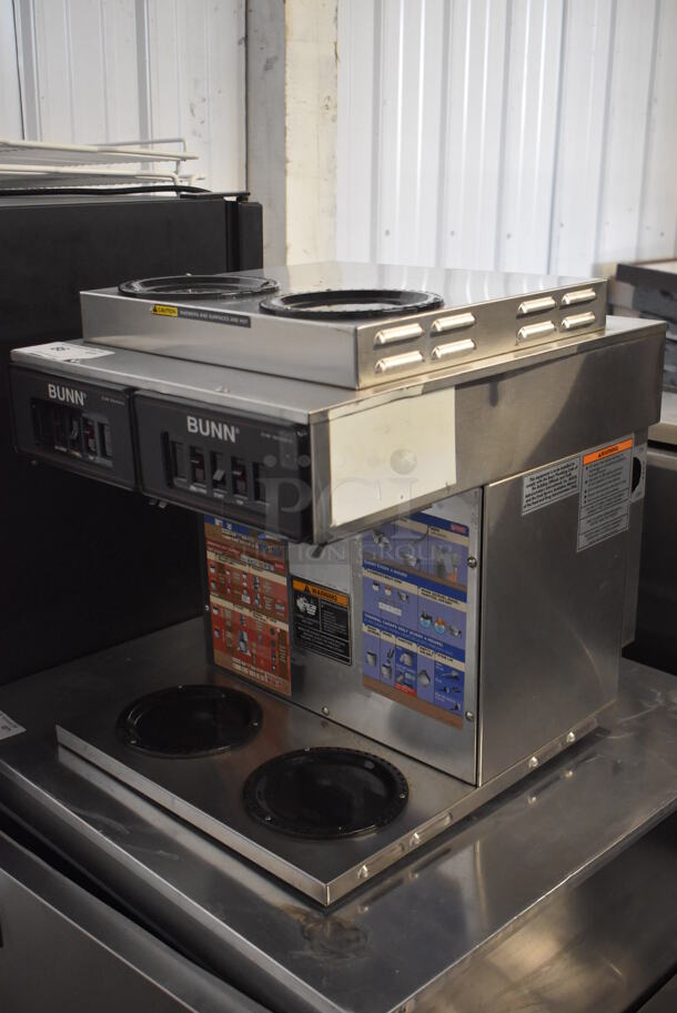 Bunn Stainless Steel Commercial Countertop 4 Burner Coffee Machine. 208/240 Volts, 3 Phase. - Image 3 of 6