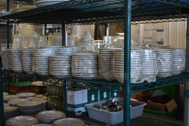 ALL ONE MONEY! Tier Lot of Various Items Including Ceramic Plates and Saucers - Image 2 of 8