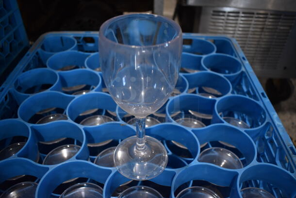 ALL ONE MONEY! Lot of 8 Dish Caddies on Dish Caddy Dolly w/ Various Glasses Including Wine Glasses and Ceramic Mugs - Image 12 of 12