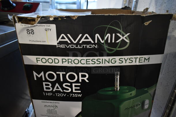 AvaMix VC60CN Revolution 928BASEFP1 Motor Base with Pulse Button for 1 hp Food Processors. 120 Volts, 1 Phase. Tested and Does Not Power On - Image 4 of 8