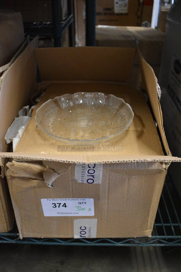 36 BRAND NEW IN BOX! Arcoroc Glass Salad Plates. 8x8x1. 36 Times Your Bid! - Image 3 of 3