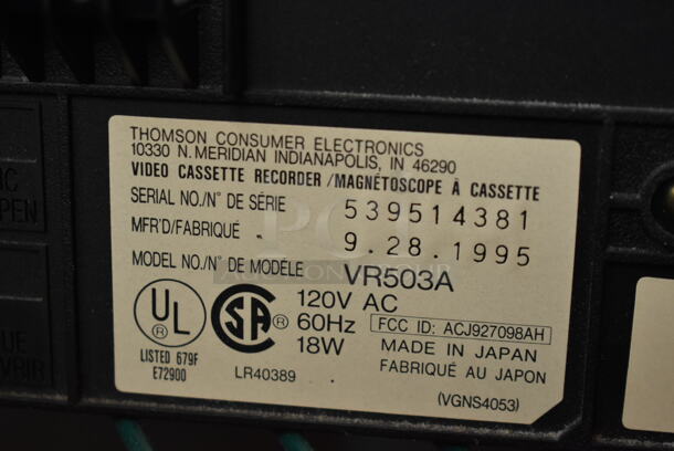 2 Items; RCA VHS Player and Scientific Atlanta Explorer 4520C. 2 Times Your Bid! - Image 7 of 7