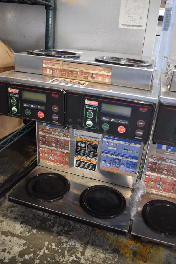2014 Bunn Model AXIOM 2/2 TWIN Stainless Steel Commercial Countertop 4 Burner Coffee Machine. 120/208-240 Volts, 1 Phase. 16x18x19 - Image 2 of 7