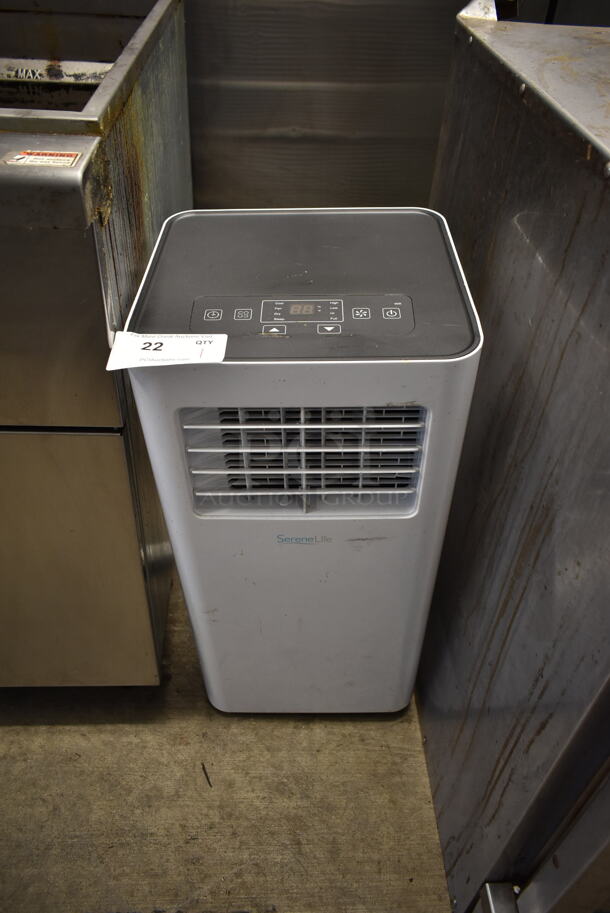 SereneLife SLPAC105W Portable Air Conditioner. 10,000 BTU. 115 Volts, 1 Phase. Tested and Working!