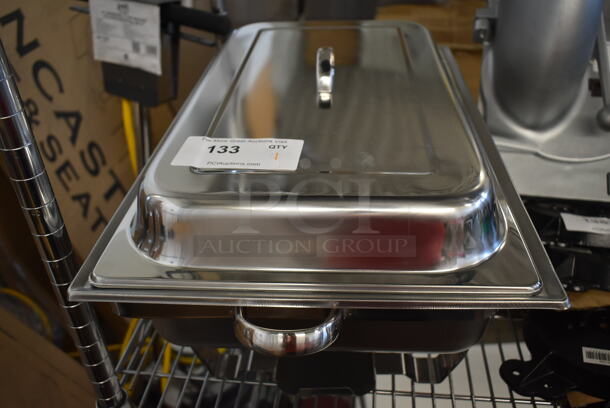 BRAND NEW SCRATCH AND DENT! Stainless Steel Chafer w/ Drop In and Lid. - Image 3 of 5