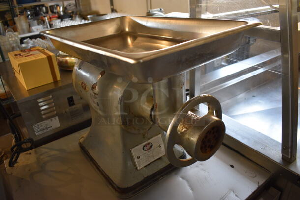 Hobart 4312 Metal Commercial Countertop Meat Grinder. 110 Volts, 1 Phase. 13x24x19. Tested and Does Not Power On - Image 5 of 6