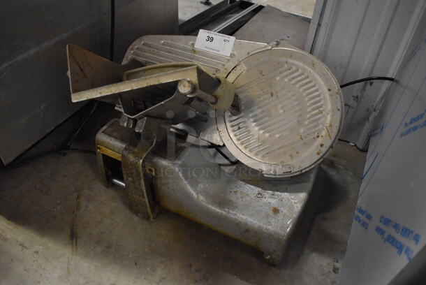 Hobart Metal Commercial Countertop Meat Slicer. 115 Volts, 1 Phase. 25x20x18. Tested and Working! - Image 3 of 6