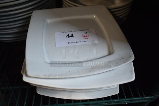 ALL ONE MONEY! Tier Lot of White Ceramic Plates. - Image 4 of 6
