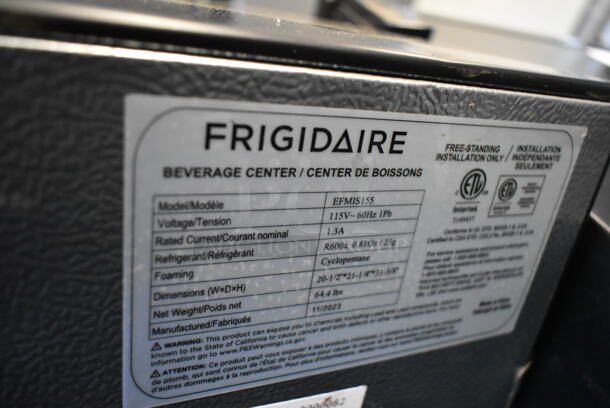 Frigidaire EFMIS155 Metal Mini Cooler Merchandiser. 115 Volts, 1 Phase. Tested and Powers On But Does Not Get Cold - Image 4 of 4
