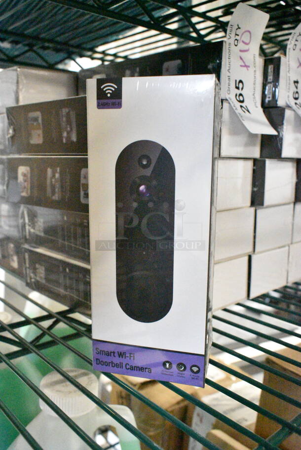10 BRAND NEW SCRATCH AND DENT! Sunnyjane X0047STBHS Smart Wi-Fi Doorbell Camera. 10 Times Your Bid!  - Image 2 of 3