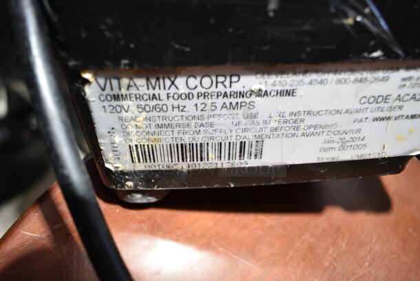 ALL ONE MONEY! Lot of Vitamix Blender w/ 2 Pitchers, Bowls Table and Large Tray - Image 3 of 10