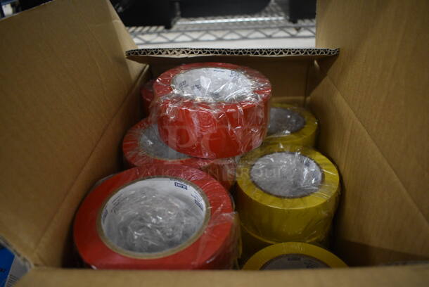 ALL ONE MONEY! Lot of Uline Vinyl Safety Tape Rolls