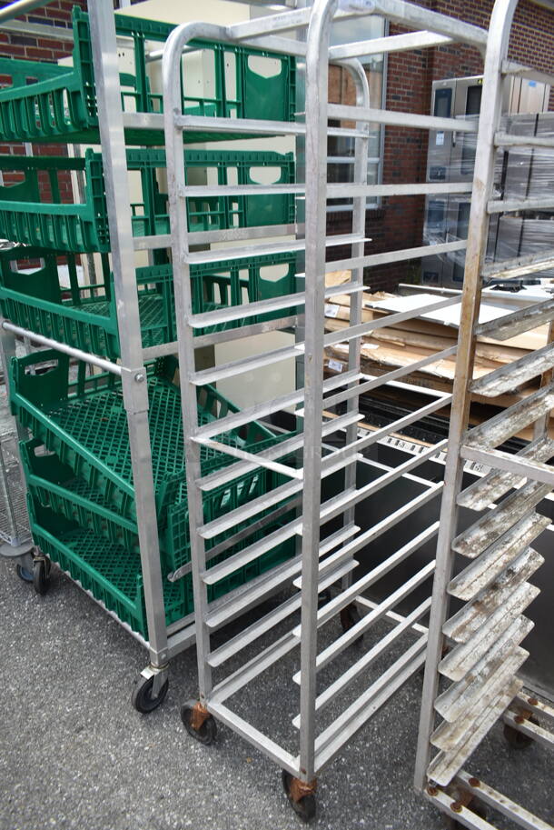 Metal Commercial Pan Transport Rack on Commercial Casters. 