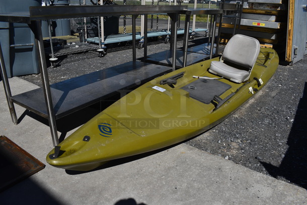 14' Green Kayak. 168x30x24 - Image 1 of 4