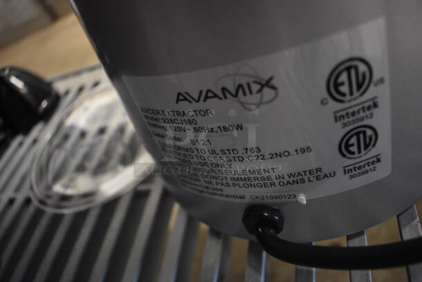 BRAND NEW IN BOX! 2021 AvaMix CJ180 Stainless Steel Commercial Countertop Electric Powered Citrus Bar Juicer. 120 Volts, 1 Phase. 8x10x21. Tested and Working! - Image 6 of 6