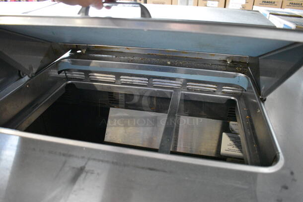 Delfield Stainless Steel Commercial Prep Table w/ 4 Drawers and Over Shelf on Commercial Casters. 115 Volts, 1 Phase. 65x32x55. Tested and Working! - Image 6 of 7