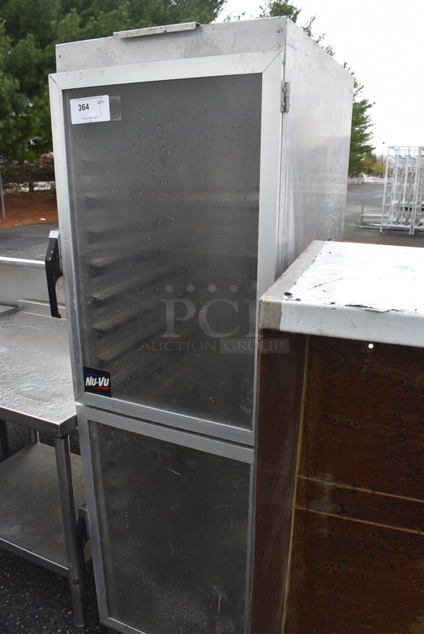 Nu Vu Metal Commercial Enclosed Pan Transport Rack on Commercial Casters. 22x29x70 - Image 2 of 4