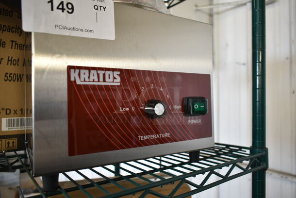 BRAND NEW SCRATCH AND DENT! Kratos 29M-008 Stainless Steel Commercial Countertop Electric Powered Food Warmer. 120 Volts, 1 Phase. Tested and Working! - Image 2 of 5