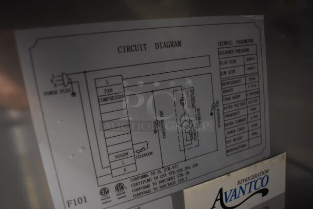 Avantco 178UDD1HC Stainless Steel Commercial Direct Draw Kegerator w/ Beer Tower and Coupler on Commercial Casters. 115 Volts, 1 Phase. 23.5x30.5x51. Tested and Working! - Image 7 of 8