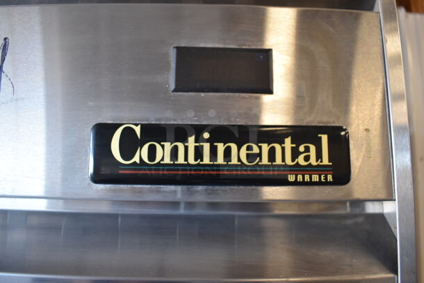 Continental Stainless Steel Commercial 3 Door Reach In Warmer. 78x34x78. Cannot Test - Unit Needs New Power Cord - Image 7 of 8