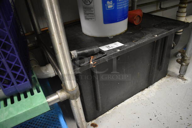 Black Grease Trap. 29x20x15. BUYER MUST REMOVE. (kitchen) - Image 4 of 4
