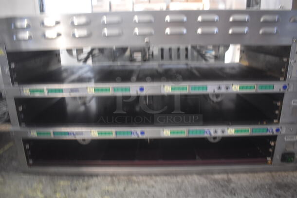 Prince Castle EHB34A Commercial Stainless Steel Electric Free Standing Warming Drawer With 2 Compartments. 208-240V. - Image 4 of 6