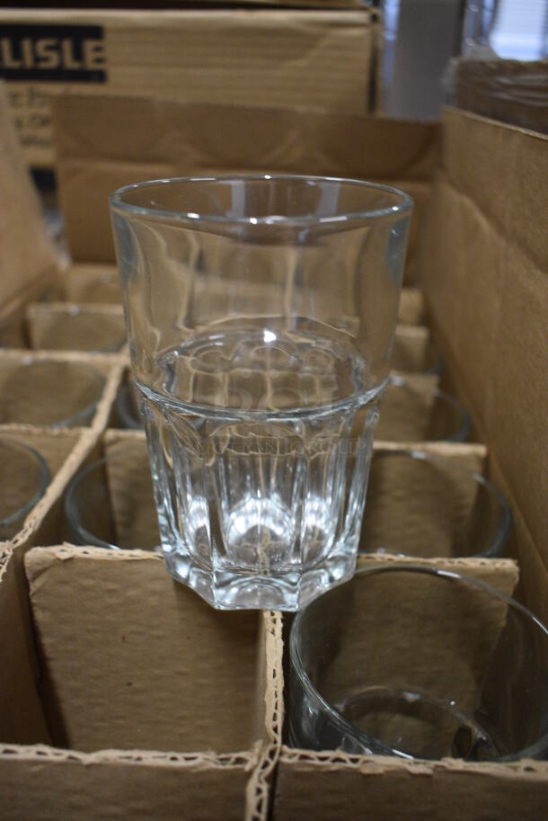 32 BRAND NEW IN BOX! Arcoroc Beverage Glasses. 3.5x3.5x4.75. 32 Times Your Bid!
