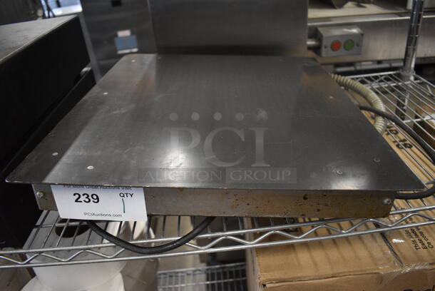 Hatco Model GRS8F-18-F Metal Commercial Warming Plate. 120 Volts, 1 Phase. 19.5x17x4.5. Tested and Working!