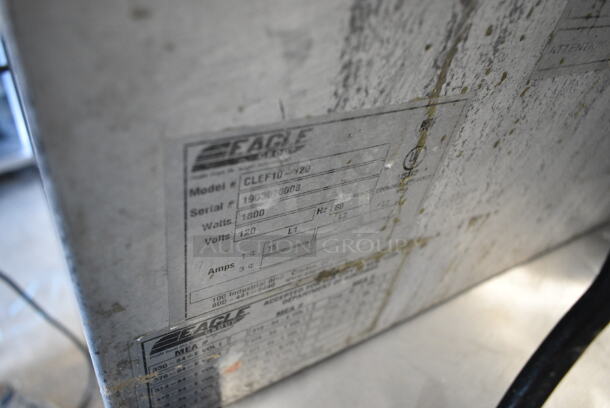 Eagle CLEF10-120 Red Hots Stainless Steel Commercial Electric Powered Countertop Single Bay Fryer. 120 Volts, 1 Phase.  - Image 6 of 6