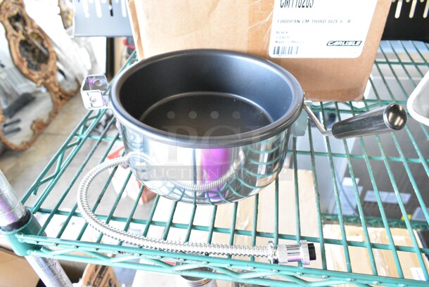 3 BRAND NEW SCRATCH AND DENT! Items Including 37 Choice 176SAUCE4CH 4 oz. Hammered Copper-Plated Stainless Steel Round Sauce Cup, Carnival King 382PM3KETTLE 8 oz. Popcorn Kettle, Regency 600DW15 15" Ice Cream Dipper Well and Faucet Set. 3 Times Your Bid!  - Image 8 of 12