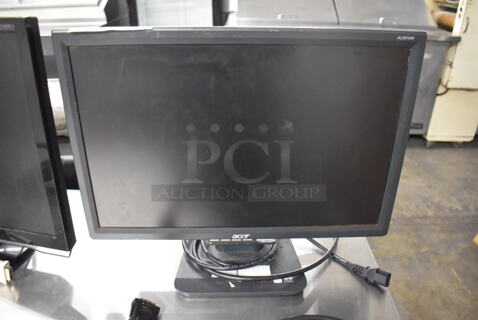 Acer AL2016W B 20" LCD Monitor w/ Power Cord and HD Cord