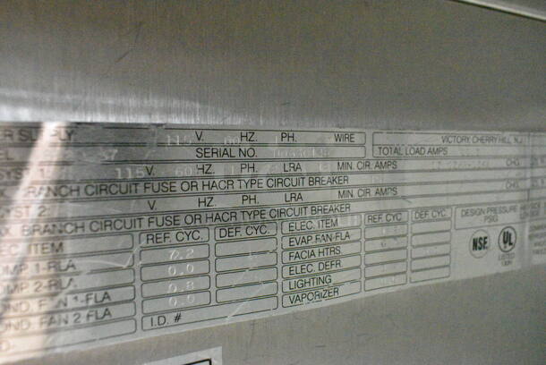 Traulsen RHT132WUT-FHS Stainless Steel Commercial 2 Door Reach In Cooler. 115 Volts, 1 Phase. Tested and Working! - Image 6 of 7