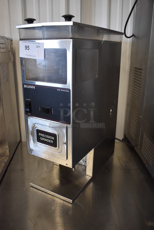 Bunn G92 HD Stainless Steel Commercial Countertop Coffee Bean Grinder. 120 Volts, 1 Phase. Tested and Working! - Image 3 of 7