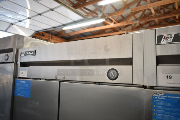 2017 True T-35 Stainless Steel Commercial 2 Door Reach In Cooler w/ Poly Coated Racks. 115 Volts, 1 Phase. Tested and Working! - Image 2 of 6